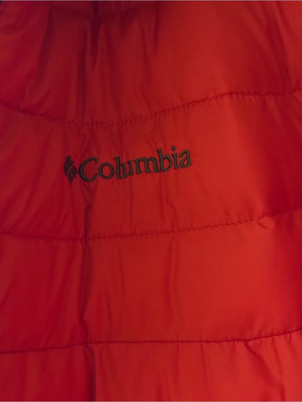 Columbia Kids Bright Red Hooded Puffer Jacket